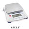 Jewelry Scale 6.7" x 5.5" Precision 1,500 g Capacity with 0.01 g Accuracy